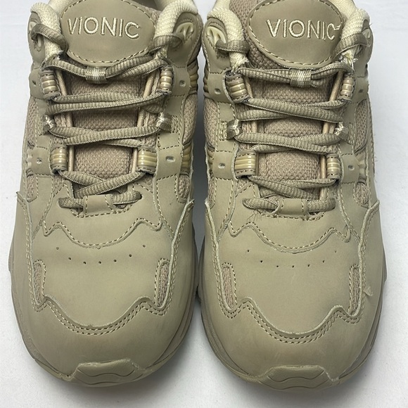EUC Women’s VIONIC Walker Taupe Sneakers Size 9 - Picture 3 of 8